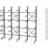 PAF6C1750 cantilever racking porte-à-faux 6 colonnes x5 bras promotion liquidation Pedlex clearance discount