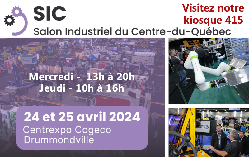 Visitez le kiosque de Pedlex au salon industriel de Drummondville 2024 SIC2024