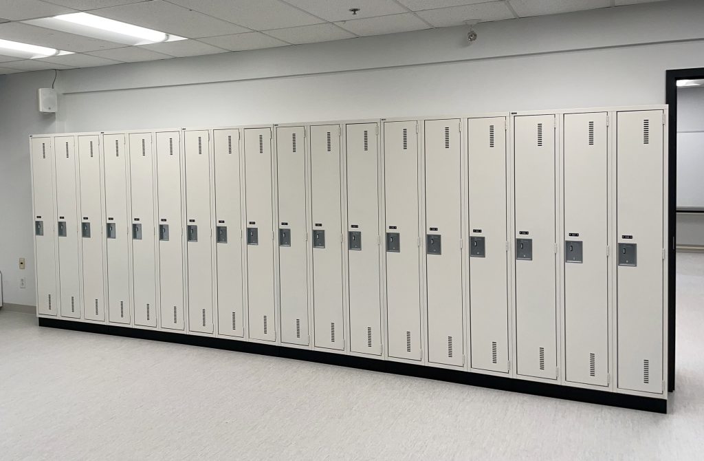 Casier vestiaire fabrique Quebec projet Pedlex realisation expert locker