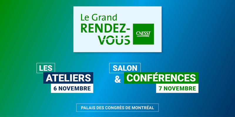 Salon Pedlex Le grand rendez-vous de la CNESST 7 novembre 2024 kiosque